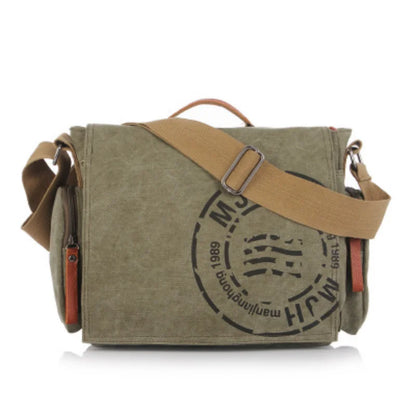 Sac messager décontracté en toile