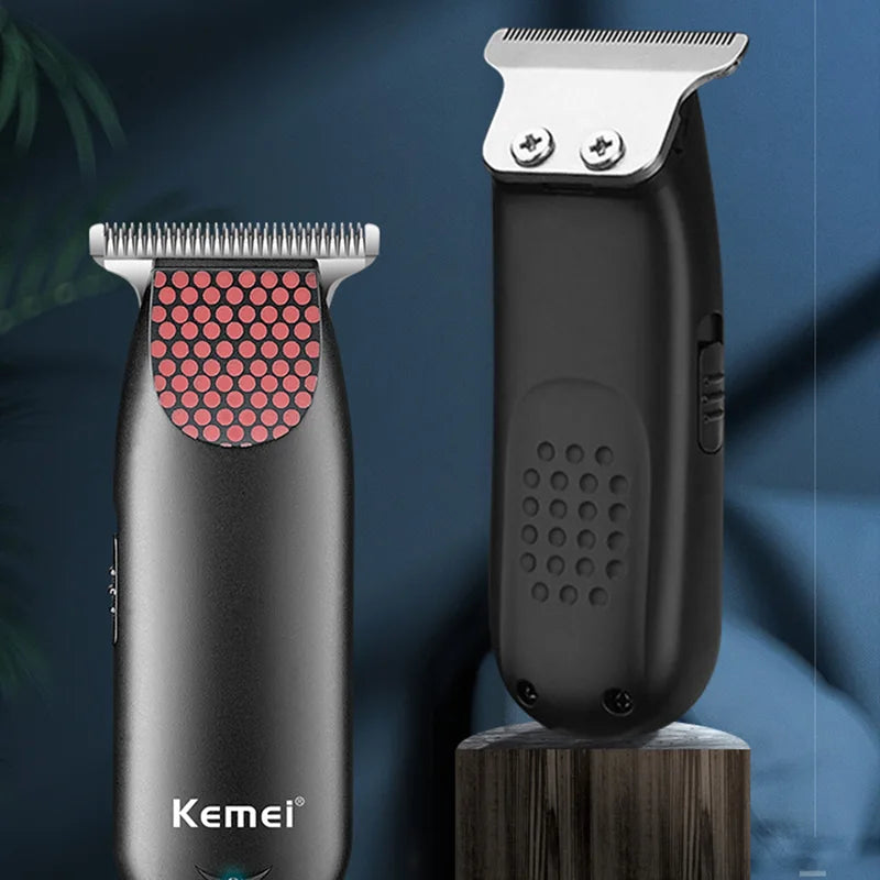 Mini tondeuse à barbe USB Kemei