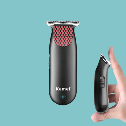 Mini tondeuse à barbe USB Kemei