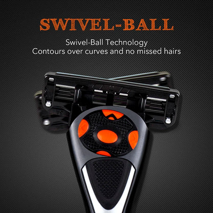 Rasoir Qshave Black Spider avec tondeuse