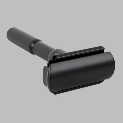 Rasoir de sécurité réglable noir luxueux QShave