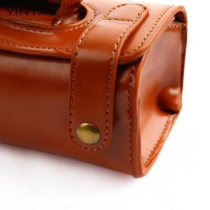 Sac à rasoir en cuir pour homme