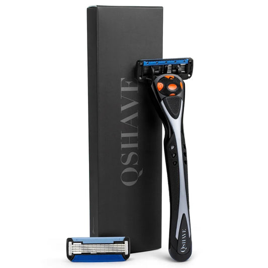 Rasoir Qshave Black Spider avec tondeuse