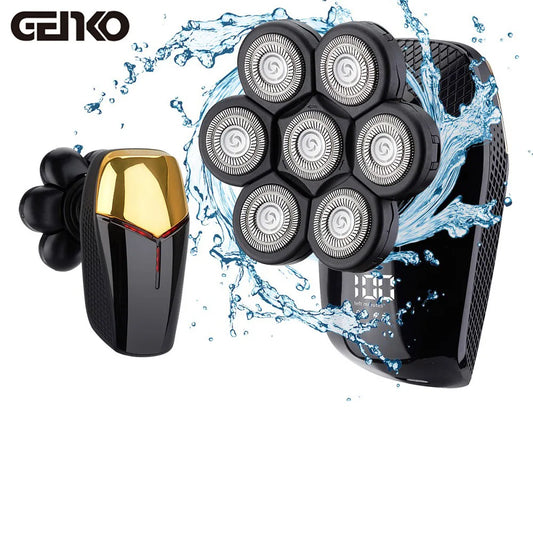 GENKO 7D Wet & Dry Head Shaver