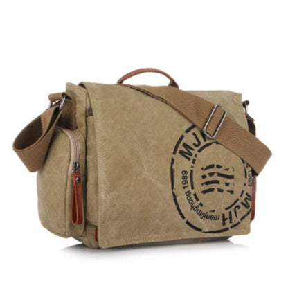 Sac messager décontracté en toile