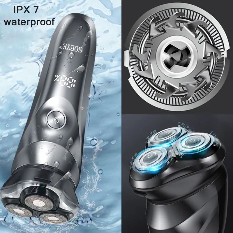 Rasoir électrique étanche IPX7