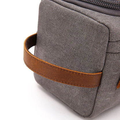 Durable Canvas Toiletry Wash Bag