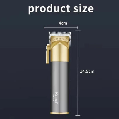 Mini tondeuse à cheveux rechargeable Kemei