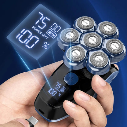 5 in 1 Electric 7D Head Shaver
