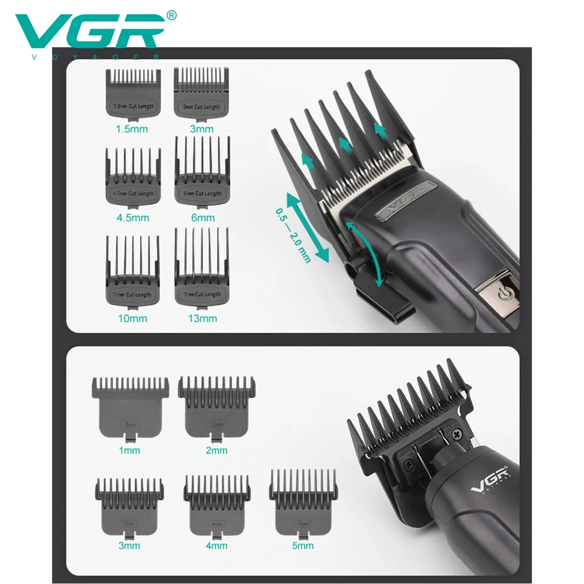 Ensemble de tondeuse à cheveux VGR