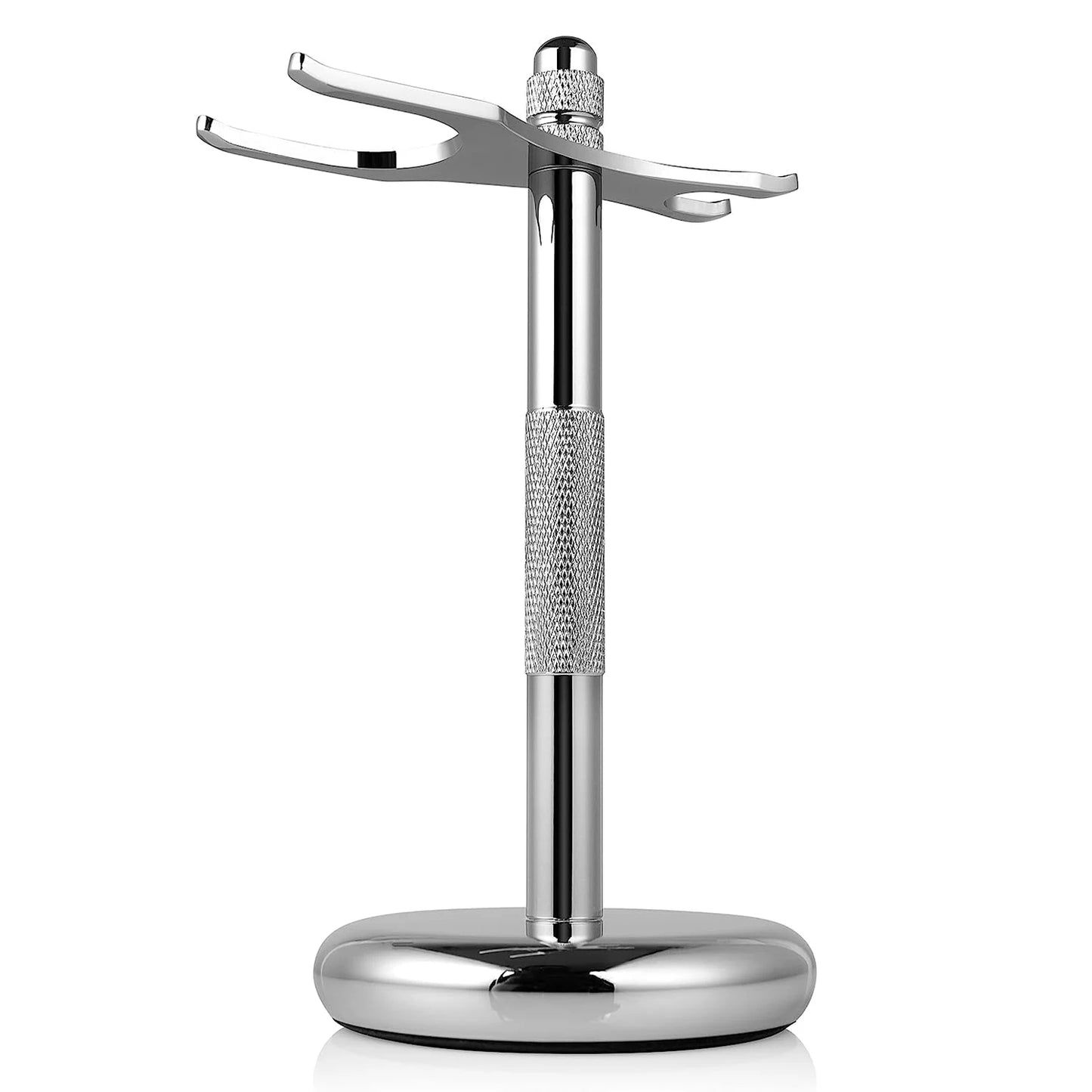 Chrome Razor and Brush Stand