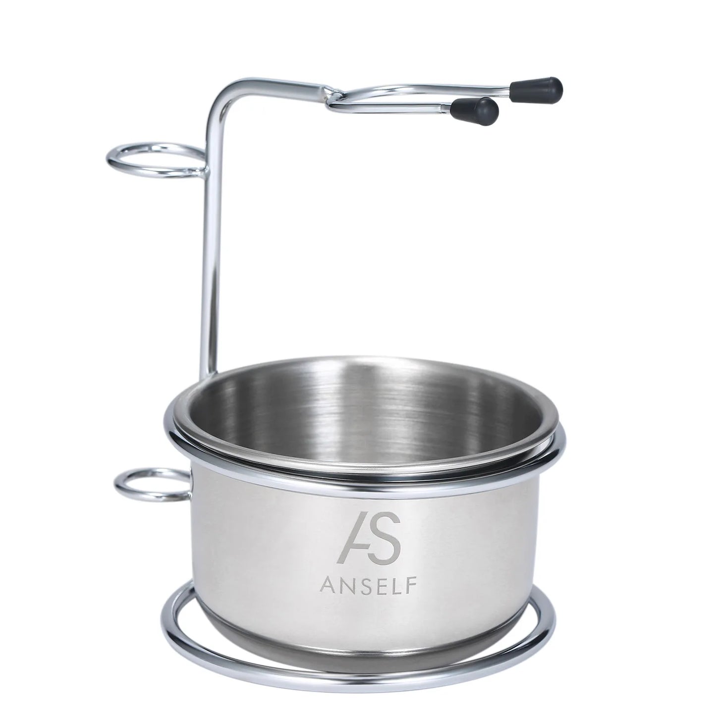 2 in 1 Steel Bowl and Stand Set
