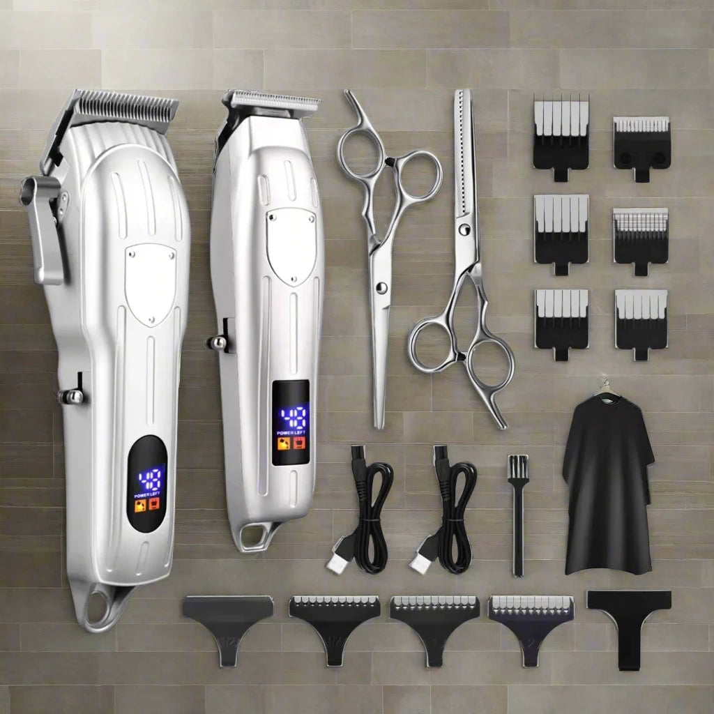 LCD Professional Clipper Grooming Kit