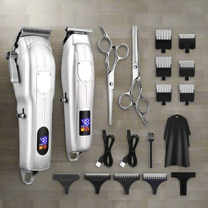LCD Professional Clipper Grooming Kit