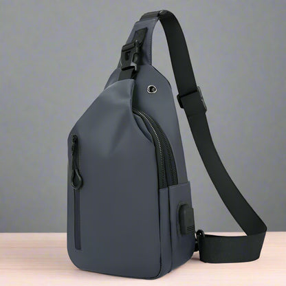 Sac bandoulière avec port USB