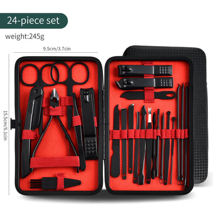 Coffret de soins des ongles de précision 24 pièces