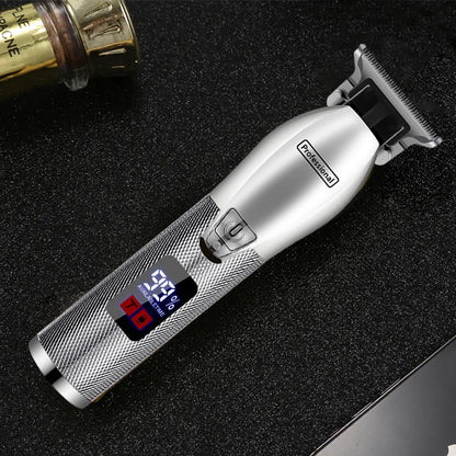 Tondeuse à barbe LCD rechargeable