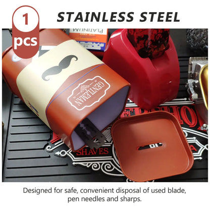 Retro Razor Blade Safety Storage Box