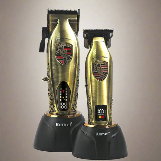 All Metal Electric Hair Clipper Set