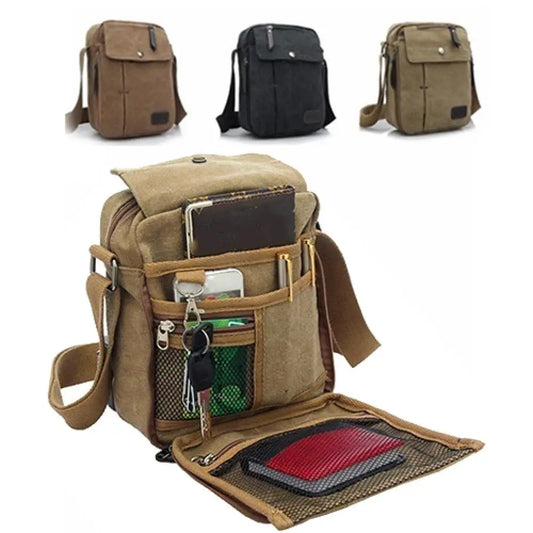 Casual Canvas Crossbody Bag