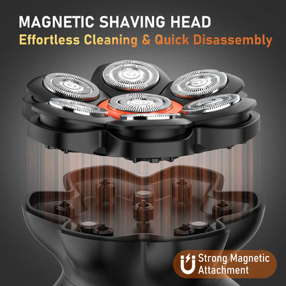 MAXGROOM 7D Wet & Dry Head Shaver