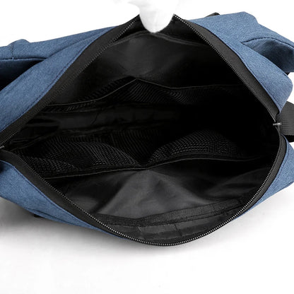 Nylon Panelled Back and Chest Pack