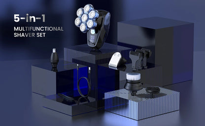 5 in 1 Electric 7D Head Shaver