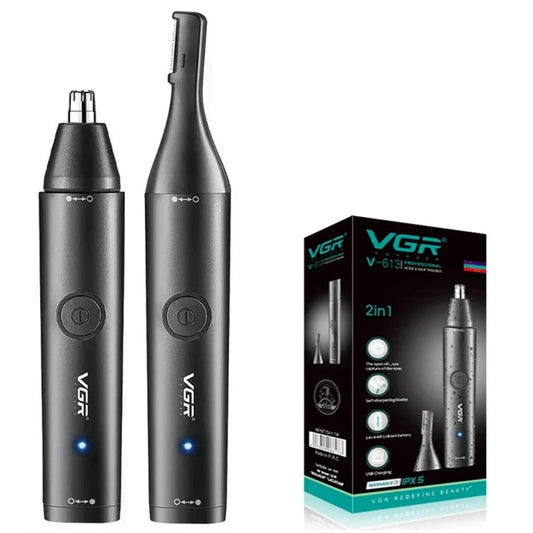 VGR 2 in1 Washable Nose Hair Trimmer