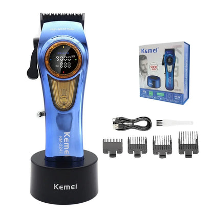 Kemei Tondeuse à cheveux professionnelle 9000 tr/min