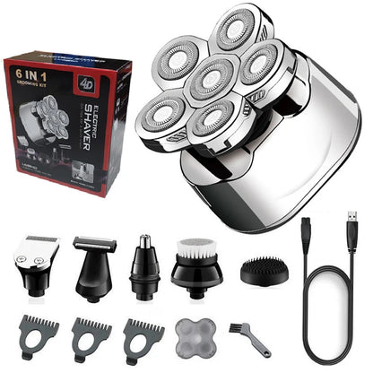 Digital Display Head Shaver & Grooming Kit