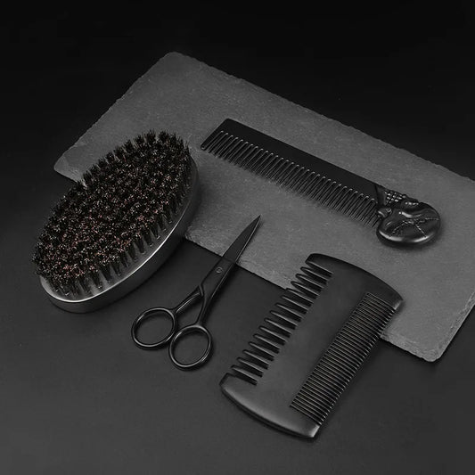 4 Pc Beard Grooming Set