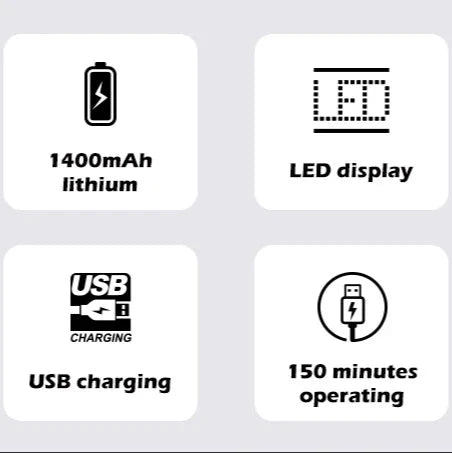 Rasoir électrique VGR à écran LED
