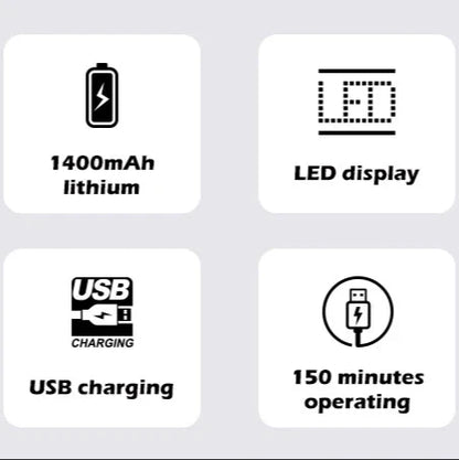 Rasoir électrique VGR à écran LED