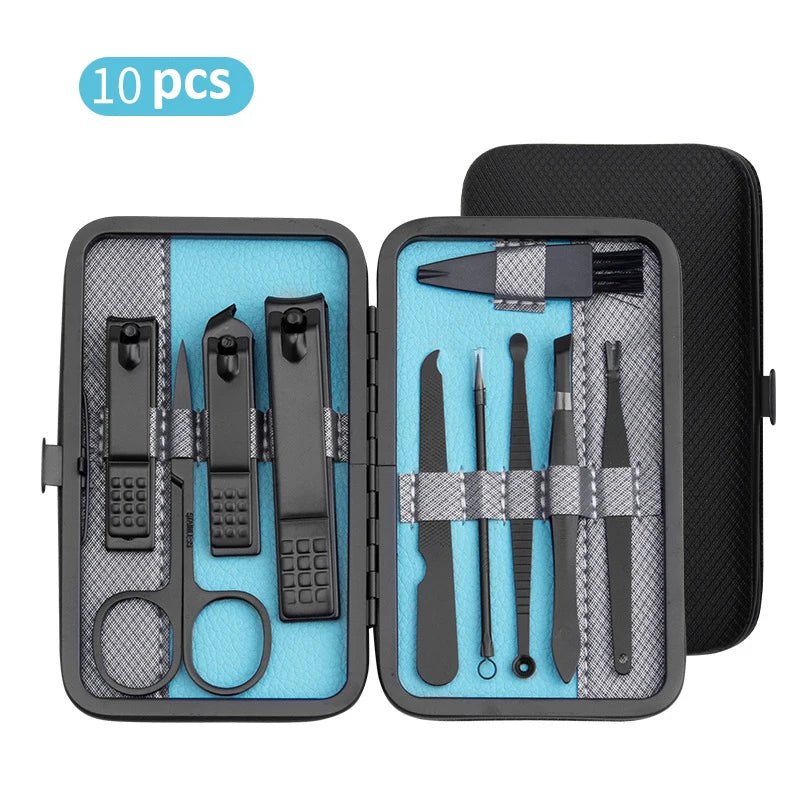 10/15/25pcs Pro Stainless Steel Clipper Set