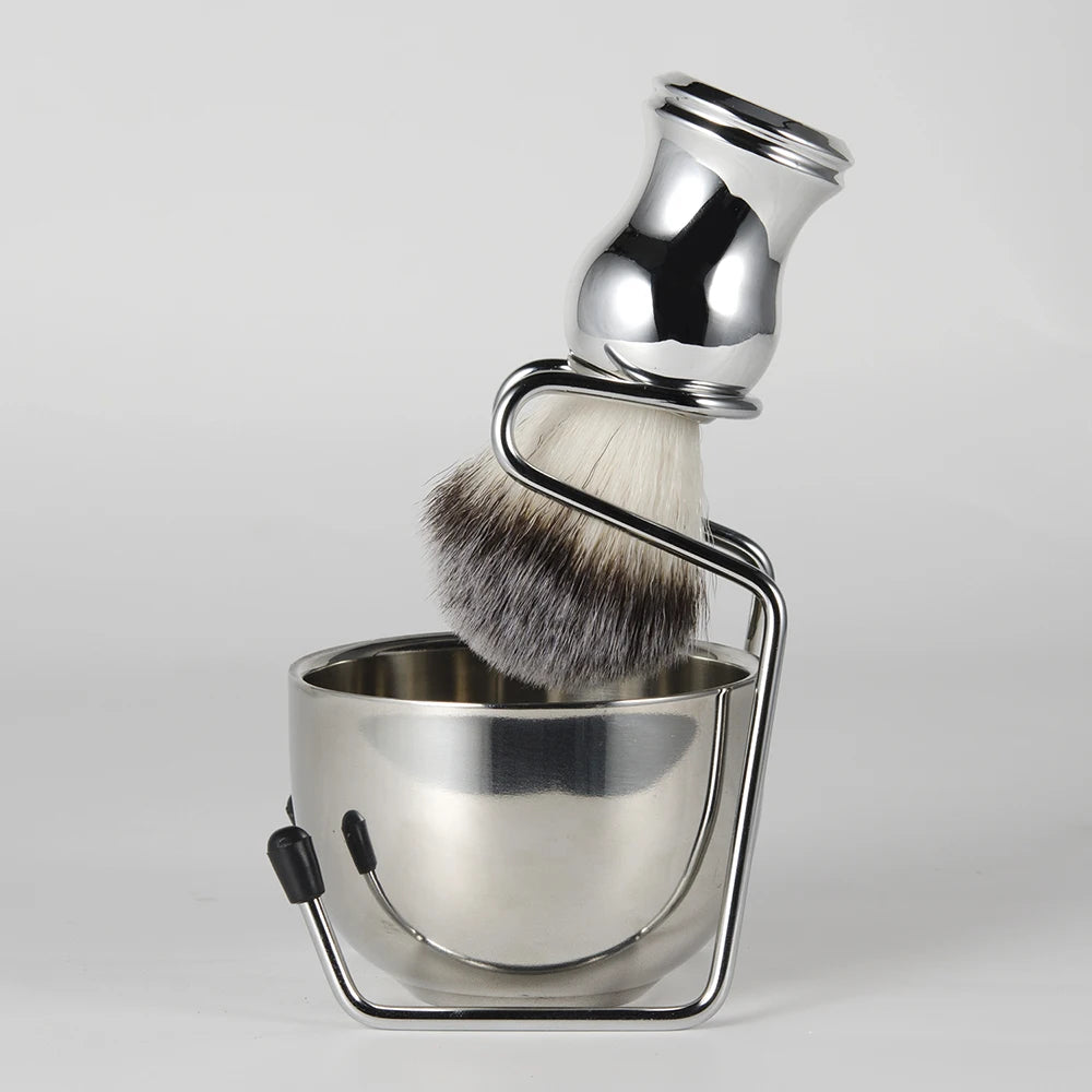 Blaireau et bol de rasage Barber Beard