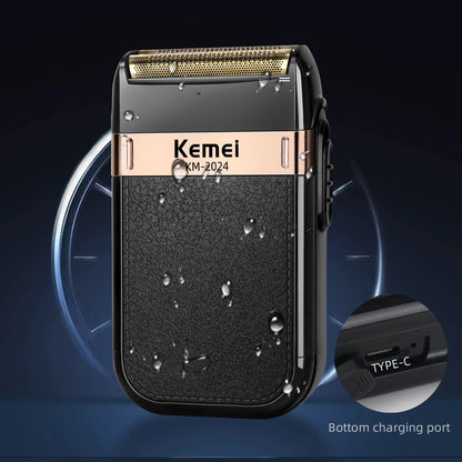 Mini Waterproof Kemei Electric Shaver