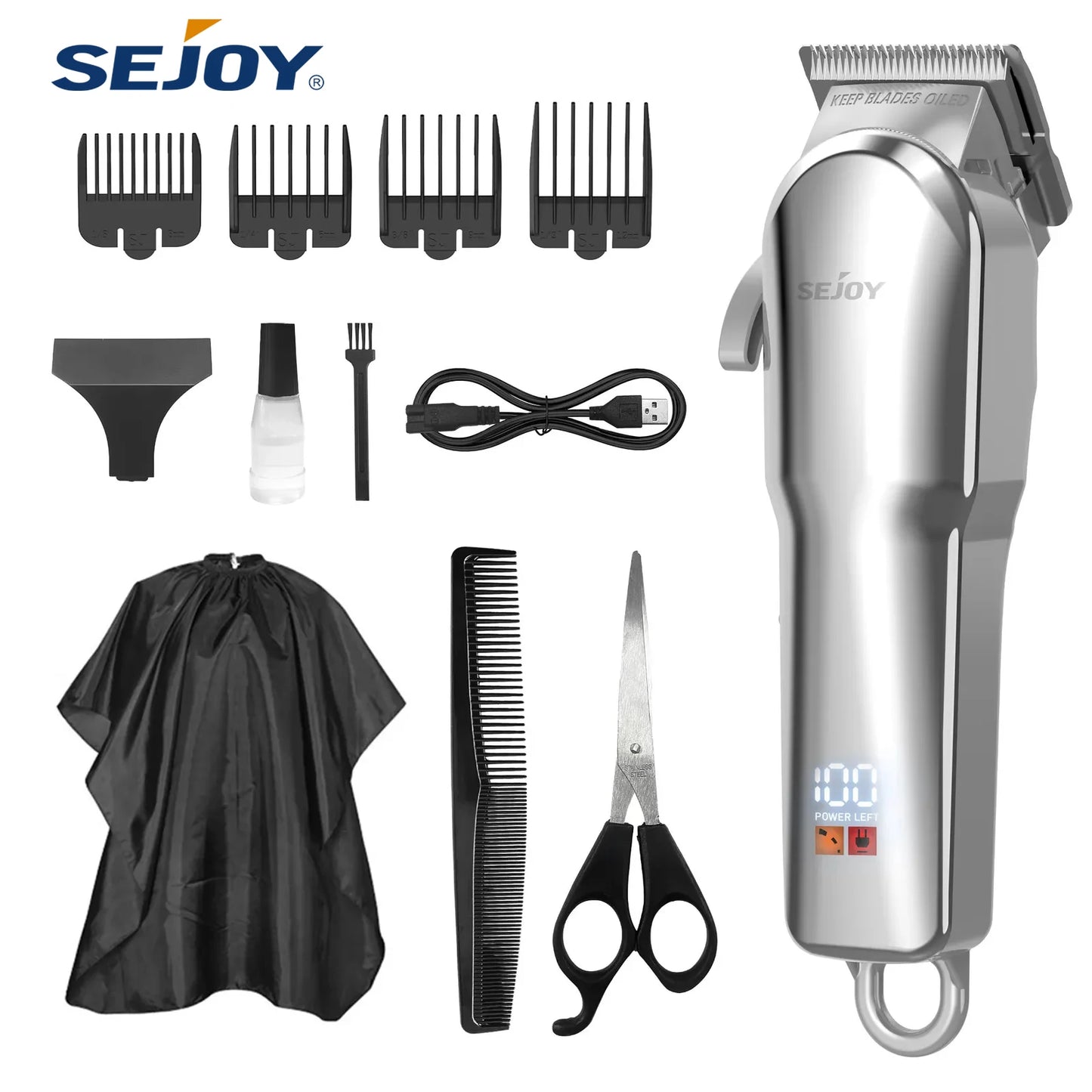 Sejoy Professional Hair Clipper Set