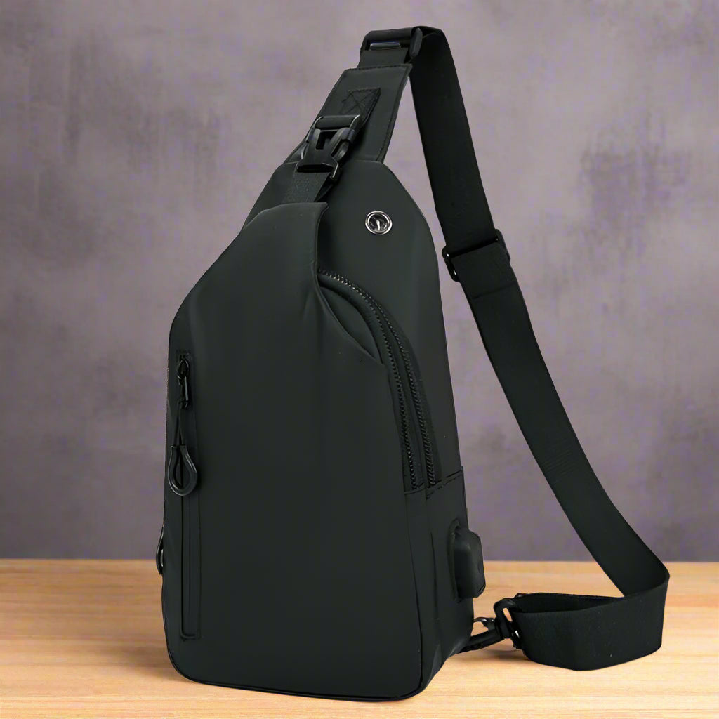 Sac bandoulière avec port USB