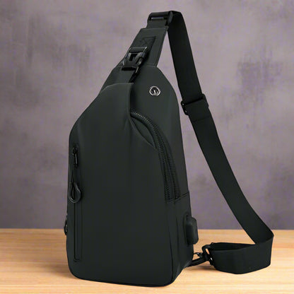 Sac bandoulière avec port USB