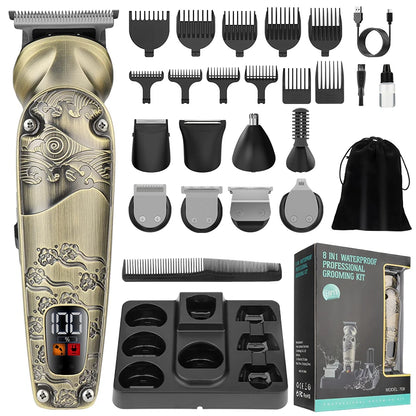 Kit de toilettage étanche IPX6 8 en 1 RESUXI