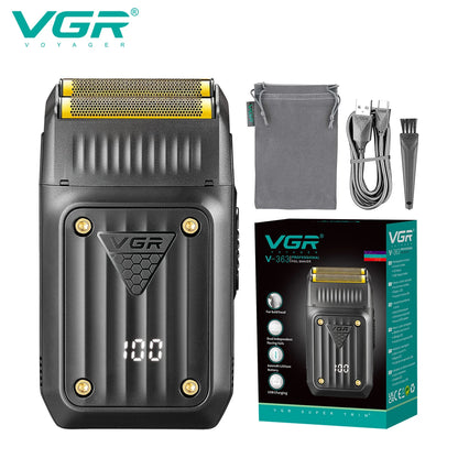 VGR Digital Display Electric Shaver