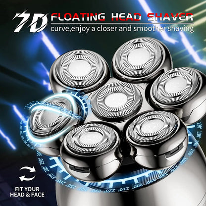 7D Floating Blade Head Shaver