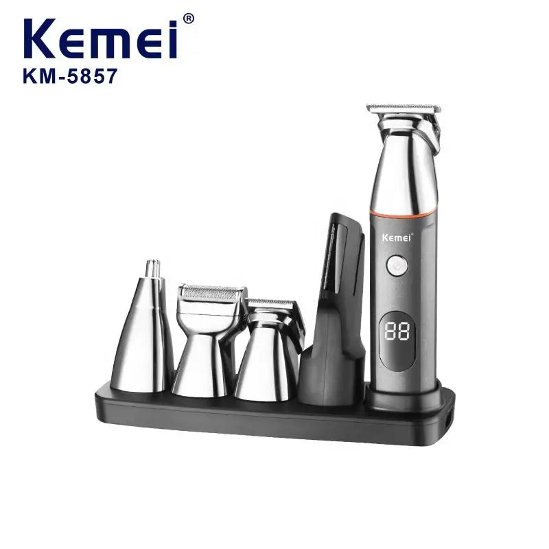 Kemei 5 in 1 Electric Grooming Kit