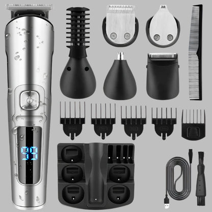 Kit de toilettage professionnel étanche 6 en 1