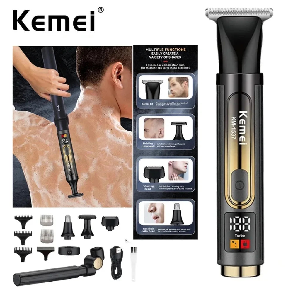 Kit de rasage électrique professionnel pour le dos et le corps