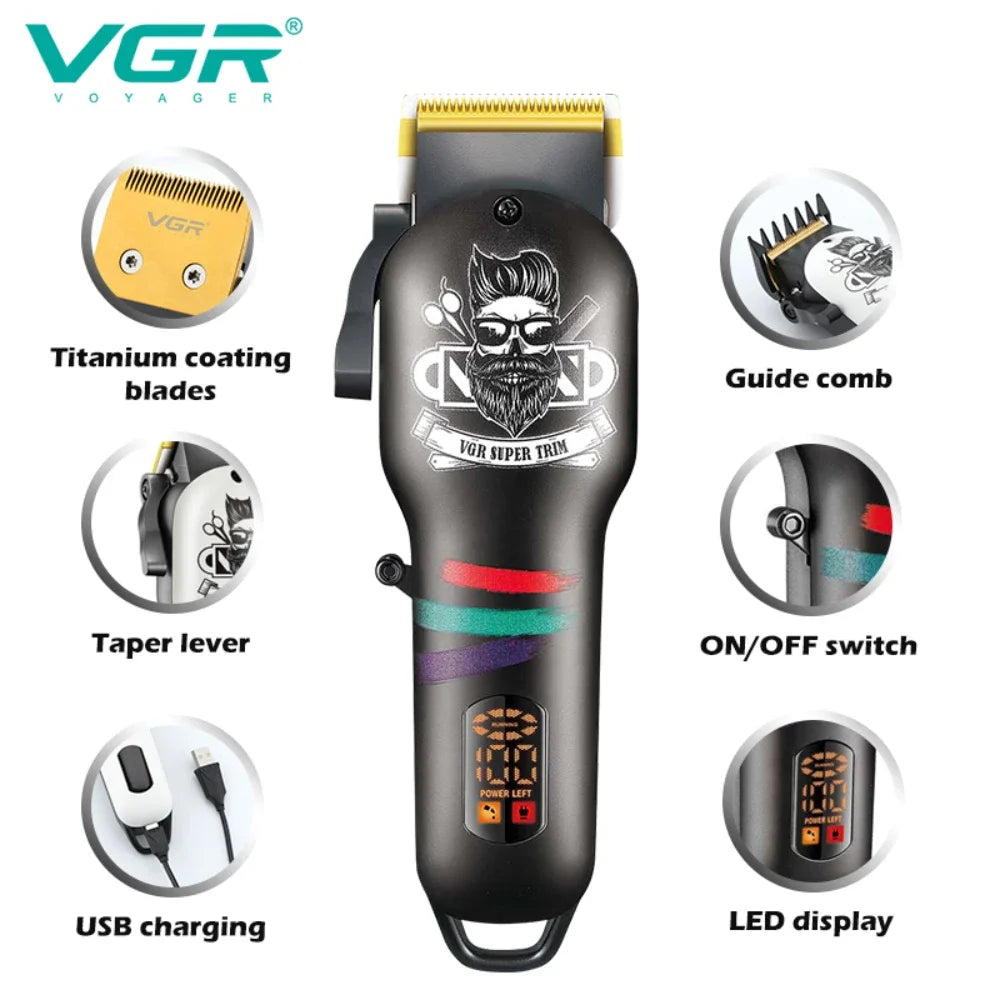 Ensemble de tondeuses rechargeables sans fil VGR Pro