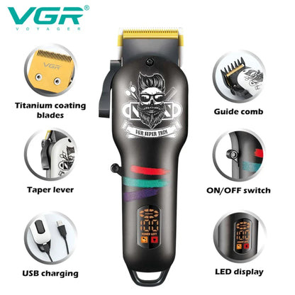 Ensemble de tondeuses rechargeables sans fil VGR Pro