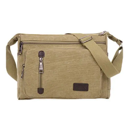 Sac messager à bandoulière en toile
