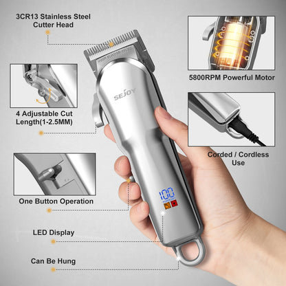 Sejoy Professional Hair Clipper Set