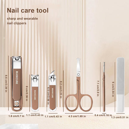 Coffret de soins des ongles 6 pièces